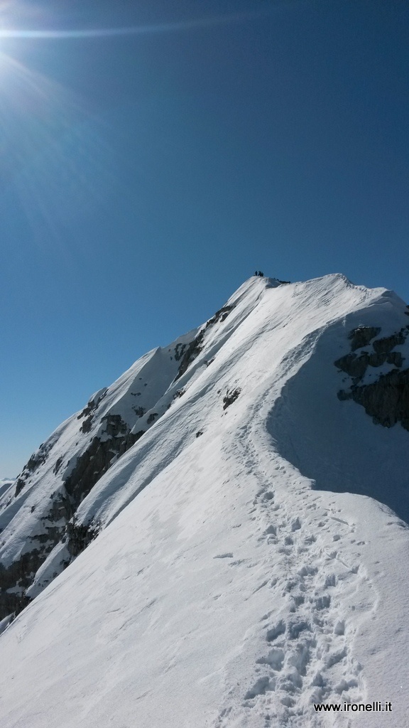 Ultima parte della cresta Vagliana