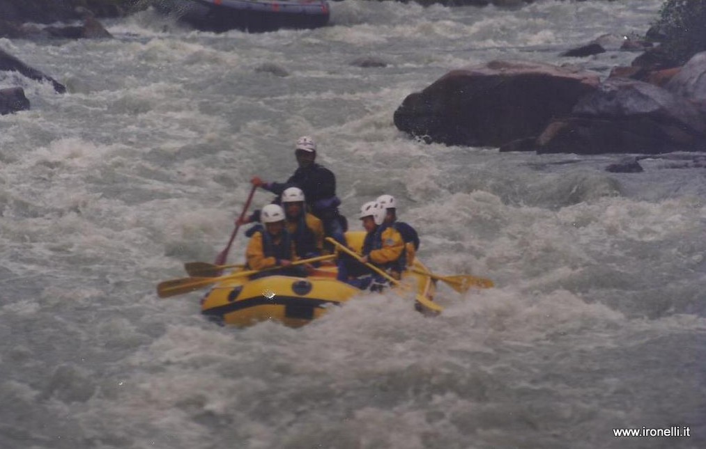 Rafting sul Sarca in Val di Genova - Trentino