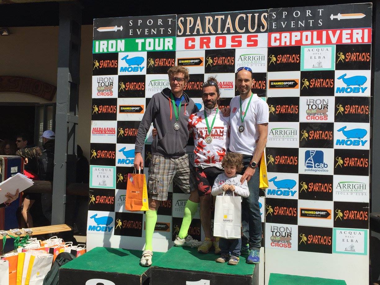 Triathlon Iron Cross Capoliveri: podio M1