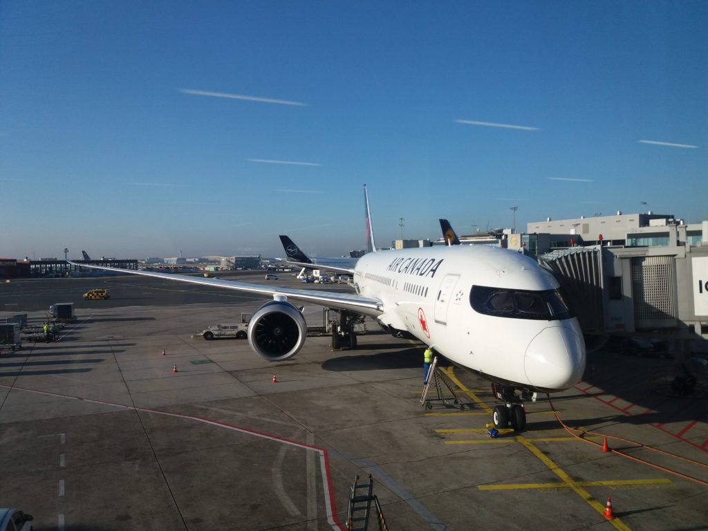 Our aircraft; also the meal on board was delicious.