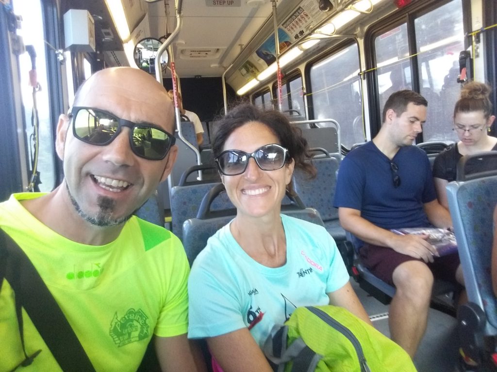 Travelling by bus in Maui, Hawaii 2018