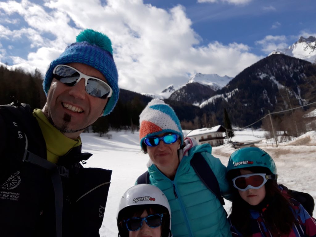 In tarda mattinata sciatina allo skilift di Rio Bianco