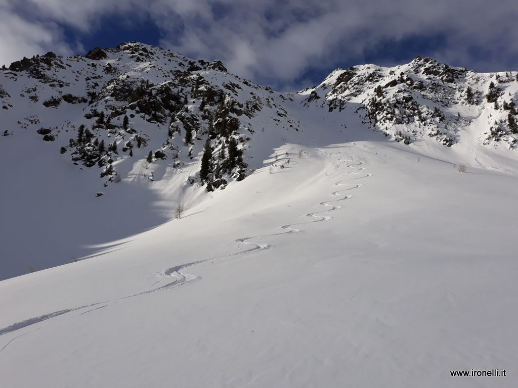 Discesa diretta dalla cima di Speikboden - Monte Spico - 2517 metri