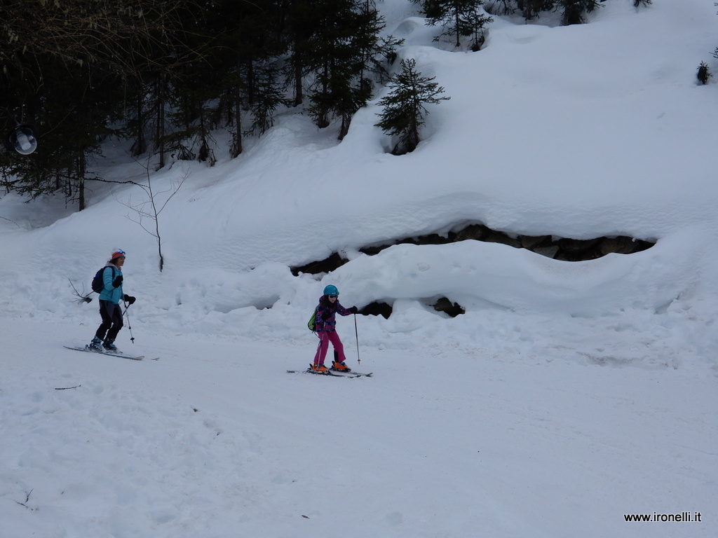 Discesa dalla Pircher Alm