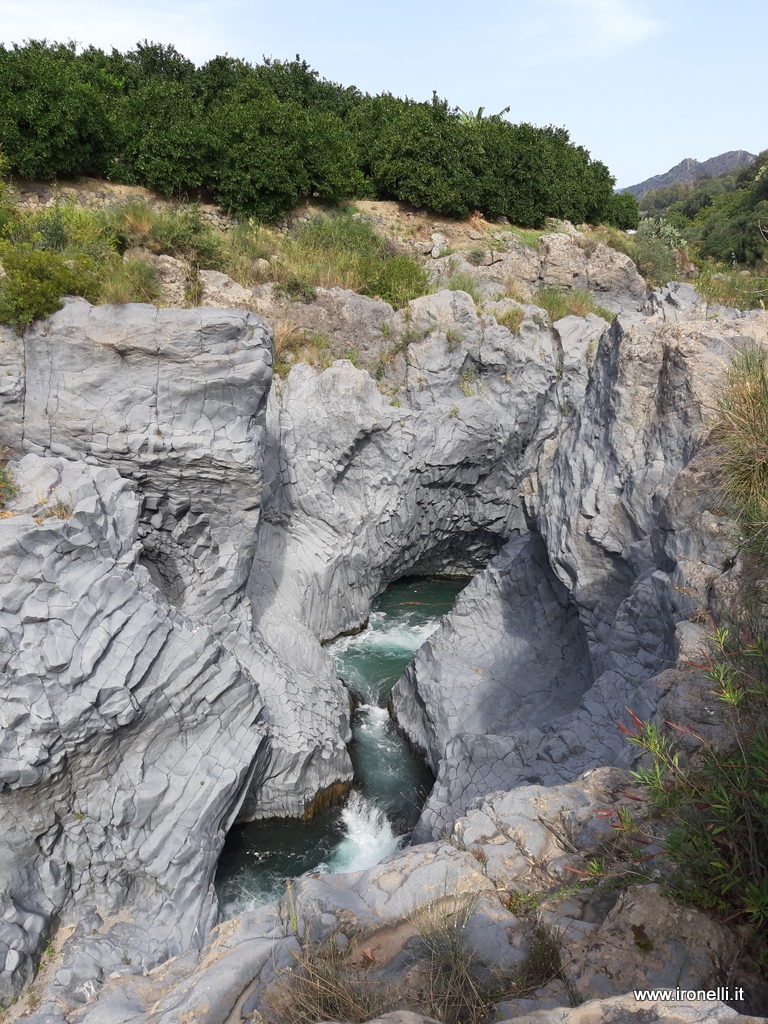 La gola dell'Alcantara è spettacolare