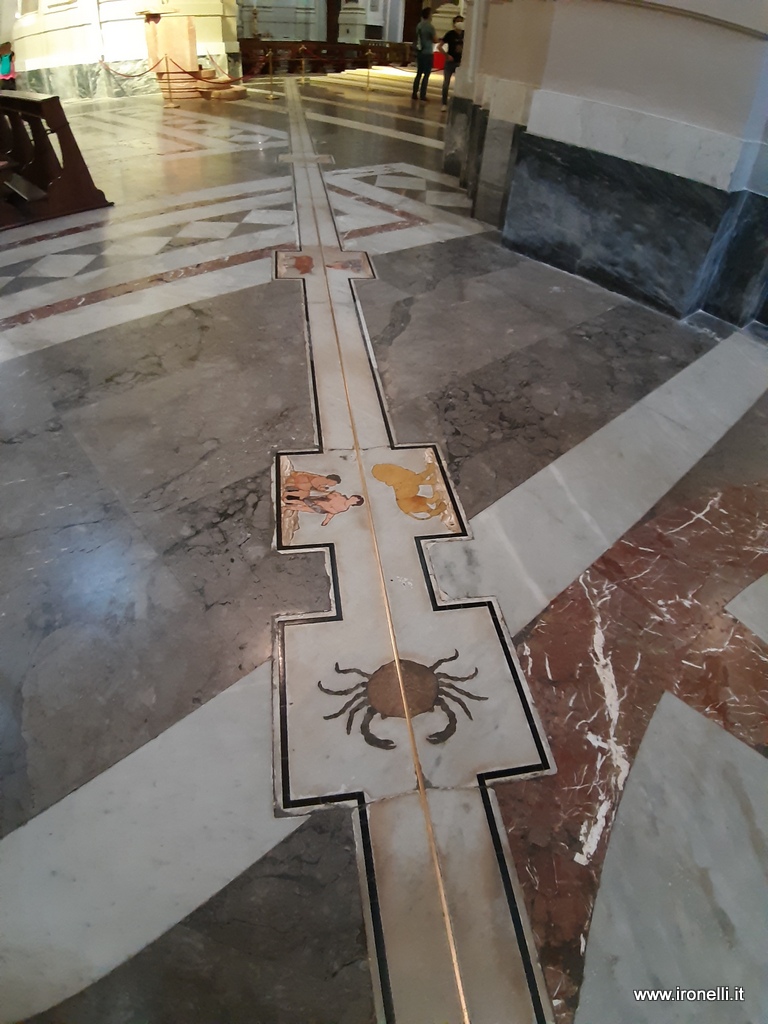 Scorci di Palermo - La Meridiana all'interno della  Cattedrale