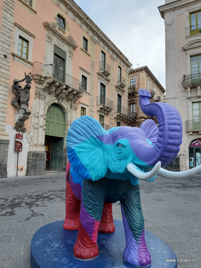 La versione moderna dell'elefantino simbolo di Catania