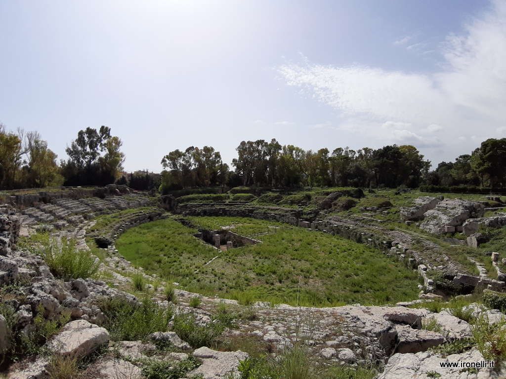 L'anfiteatro romano di Siracusa.