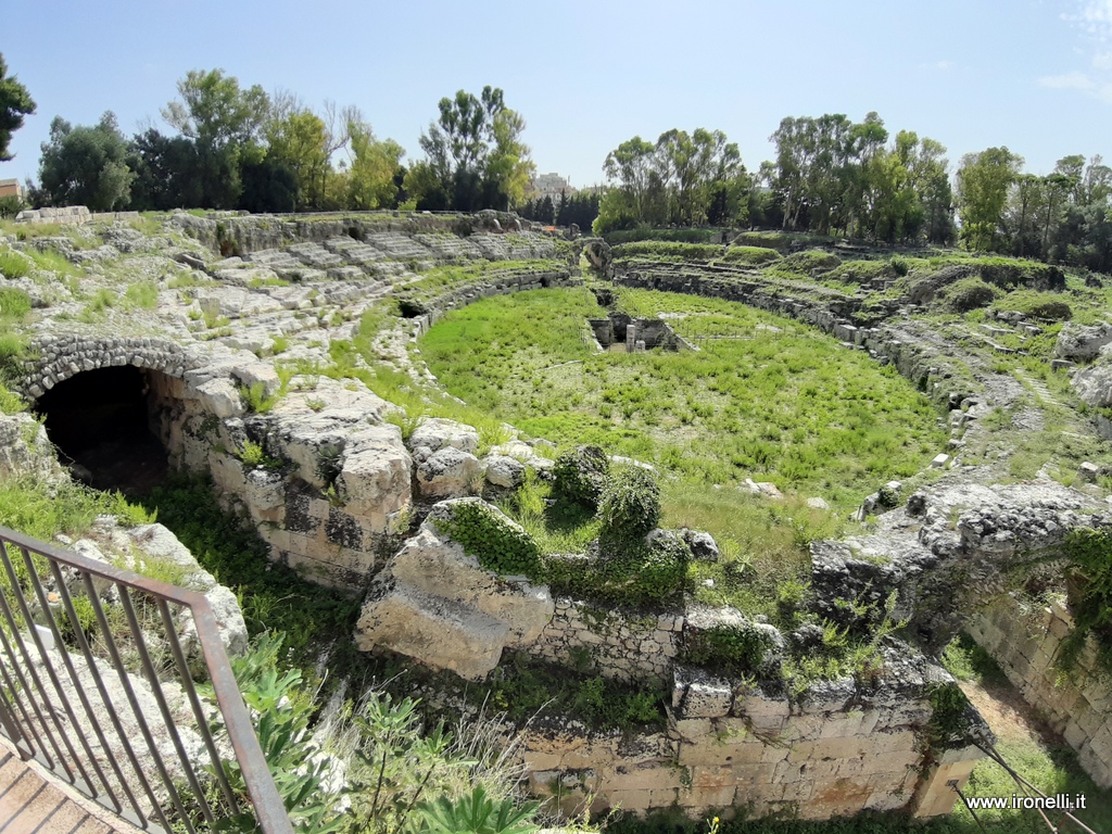 L'anfiteatro romano di Siracusa.