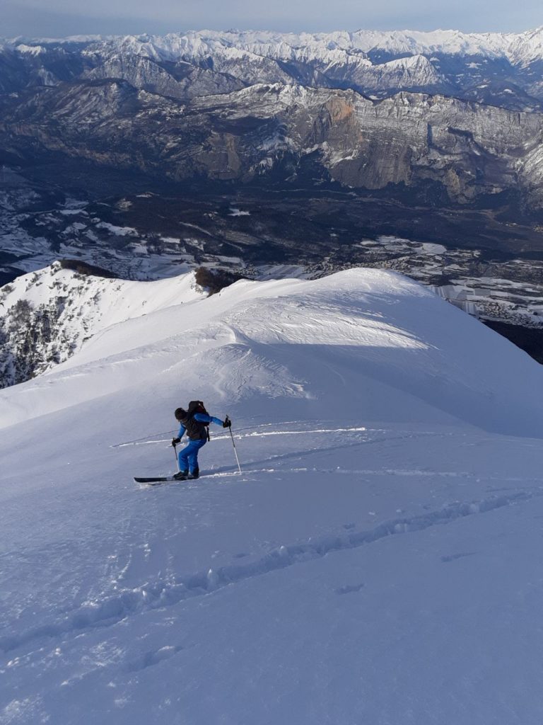 Scialpinistica Tre cime del Bondone