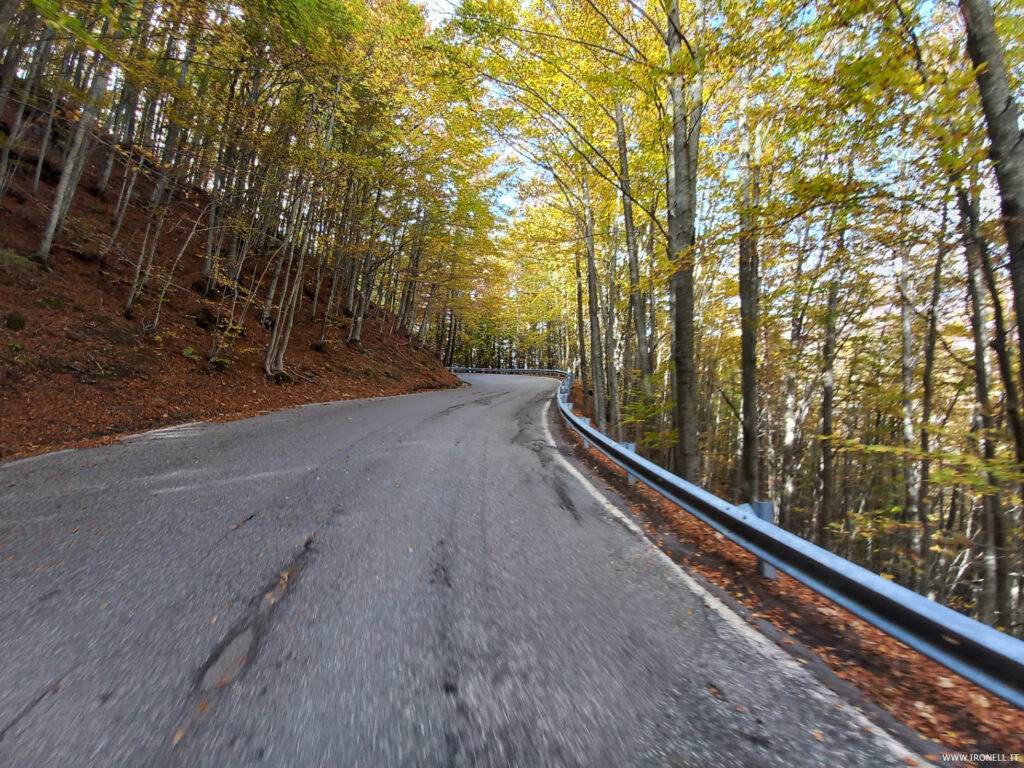 Le ultime curve verso l'Abetone