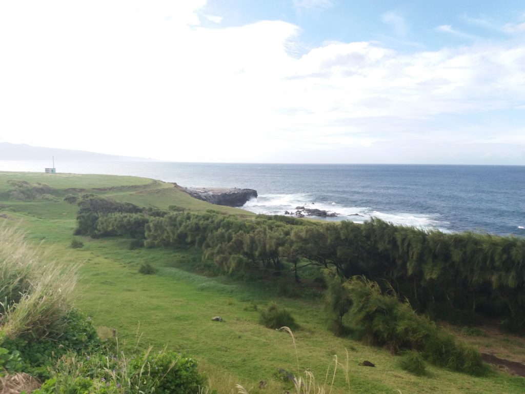 The north shore near Hookipa beach, Maui